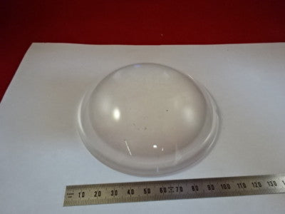Optical Large Convex Lens [chip on edge] Optics AS IS
