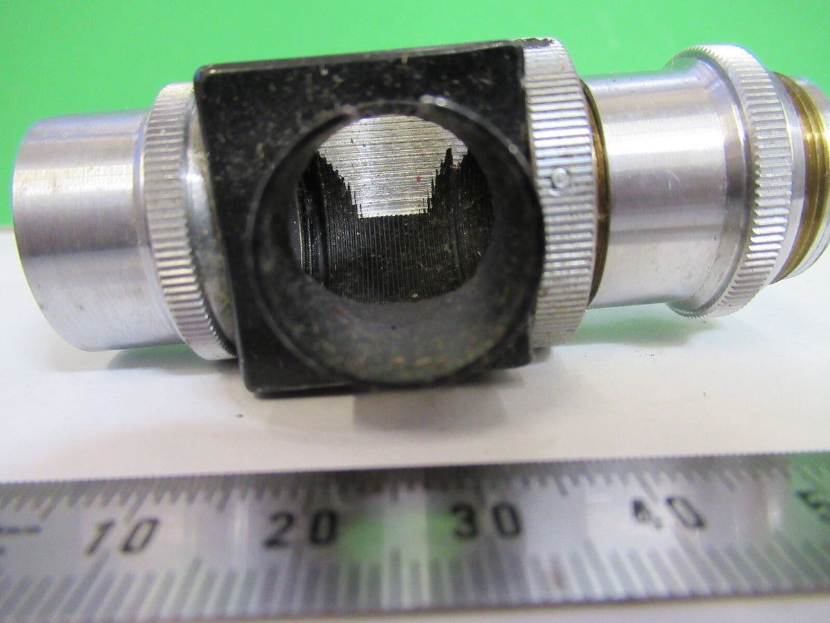 VINTAGE PIECE BAUSCH LOMB VERTICAL ILLUM MICROSCOPE PART AS PICTURED S1-B-102