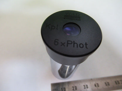 MIKROSKOPTEIL OKULAR WILD HEERBRUGG SWISS 6xPhot WIE ABGEBILDET S8-A-98