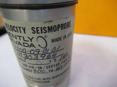BENTLY NEVADA GE VELOCITY SEISMOPROBE SEISMIC SENSOR AS PICTURED &H1-B-47