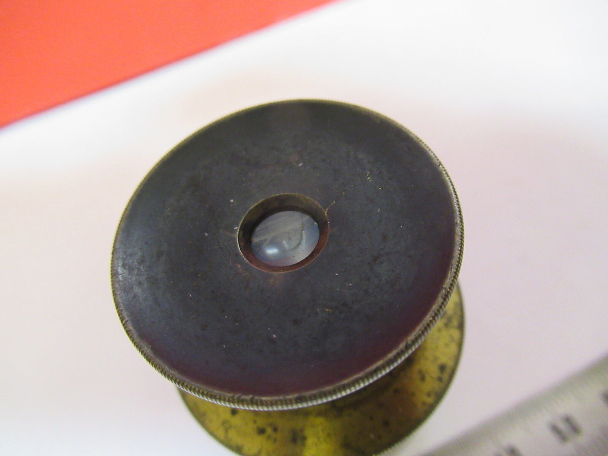 Antique Brass Eyepiece Ocular Lens UK Microscope Part