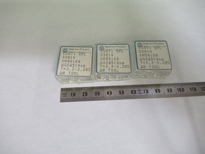 LOT OPTICAL SPECTRA PHYSICS  514nm LENS PHOTONICS OPTICS AS PICTURED T6-B-24