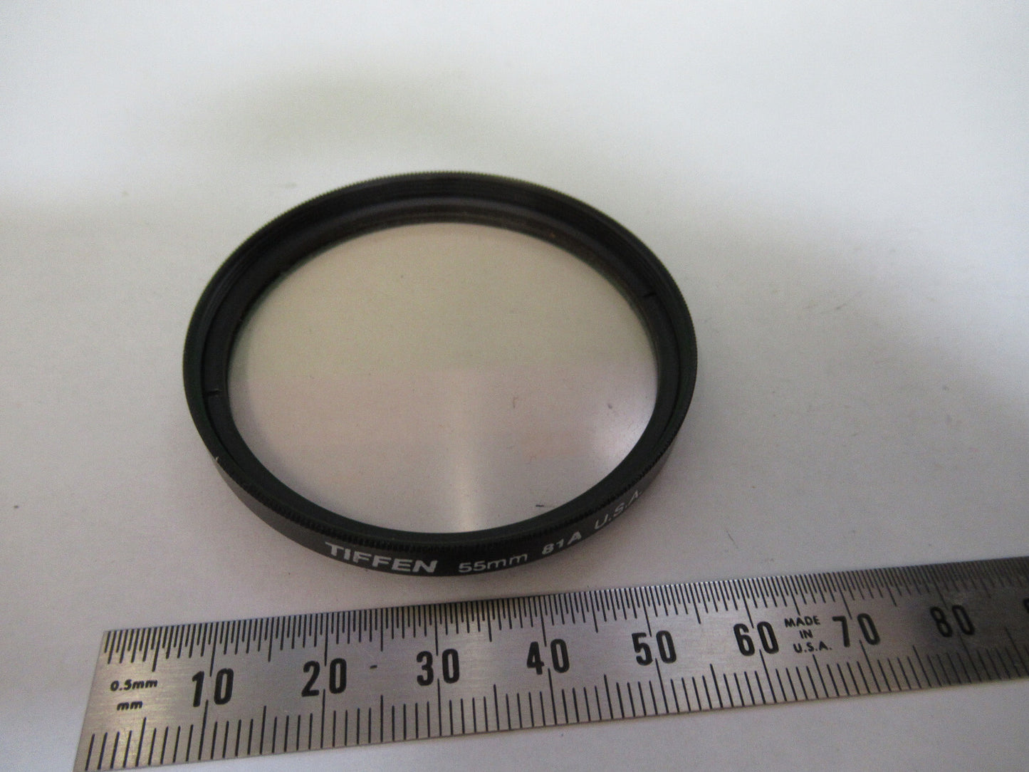 CAMERA LENS COVER FILTER TIFFEN 81A 55mm AS PICTURED R2-A-111