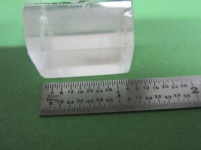 TRUNCATED TRAPEZOID SYNTHETIC BOULE QUARTZ JEWELRY STONE X-FACE PIEZOELECTRIC
