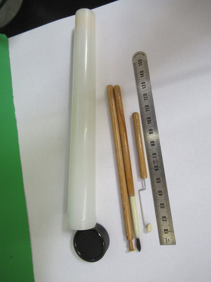 ZEISS JENA GERMANY TOOLS  MICROSCOPE PART AS PIC A5-B-13