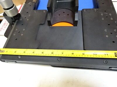 LARGE STAGE SPECIMEN TABLE POLYVAR REICHERT AUSTRIA MICROSCOPE PART AS IS #TC-1