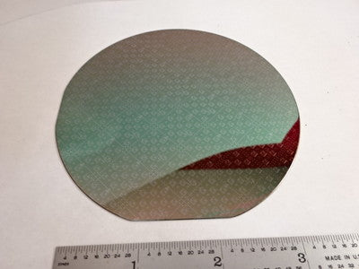 SILICON WAFER SEMICONDUCTOR WITH COMPONENTS COLLECTABLE AS PICTURED &Z5-23