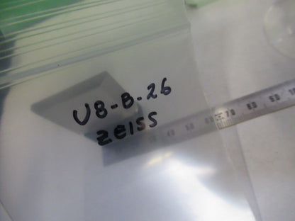 ZEISS GERMANY FLAT MIRROR OPTICS MICROSCOPE PART AS PICTURED U8-B-26