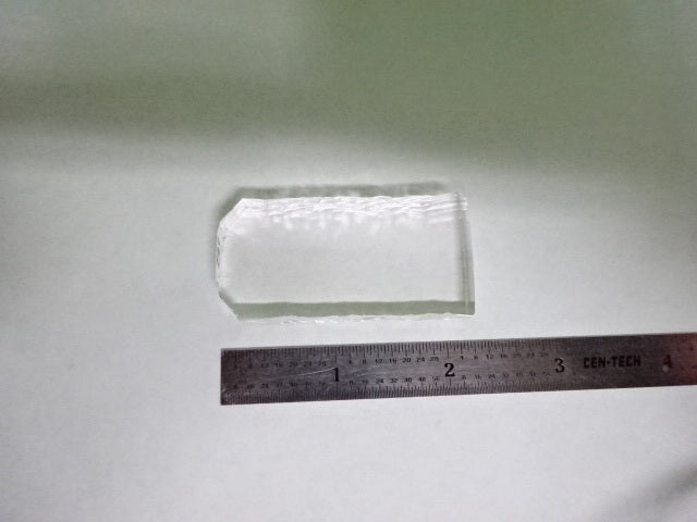 SYNTHETIC QUARTZ CRYSTAL Q FACTOR SLAB GROWTH FREQUENCY CONTROL AS IS #AS-96