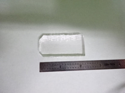 SYNTHETIC QUARTZ CRYSTAL Q FACTOR SLAB GROWTH FREQUENCY CONTROL AS IS #AS-96