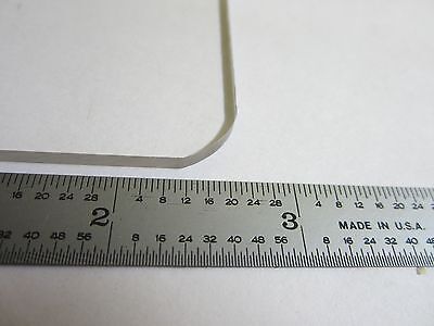 MICROSCOPE PART PLEXIGLAS PLASTIC STAGE MICROSCOPE OPTICS AS IS BIN#32-B-19