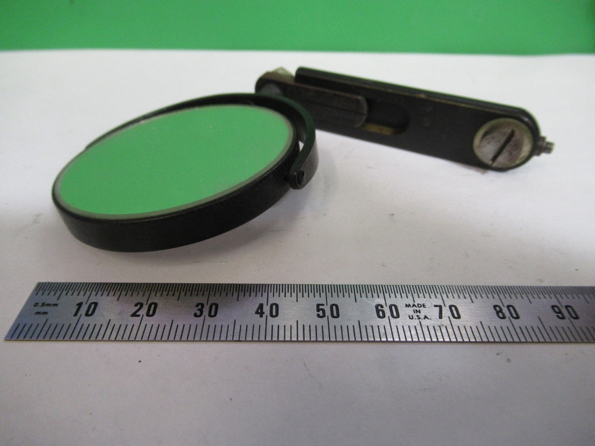 ANTIQUE BAUSCH LOMB MIRROR ASSEMBLY OPTICS MICROSCOPE PART AS PICTURED T5-A-63