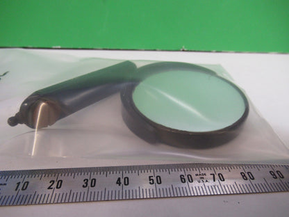 ANTIQUE BRASS MOUNTED MIRROR BAUSCH LOMB MICROSCOPE PART AS PICTURED X3-B-14