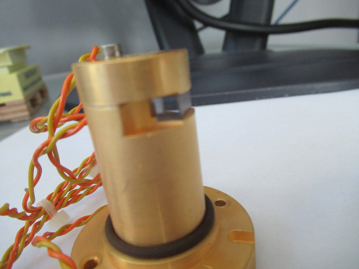 Optical Crystal Mounted on Heavy Gold Plated Copper Optics