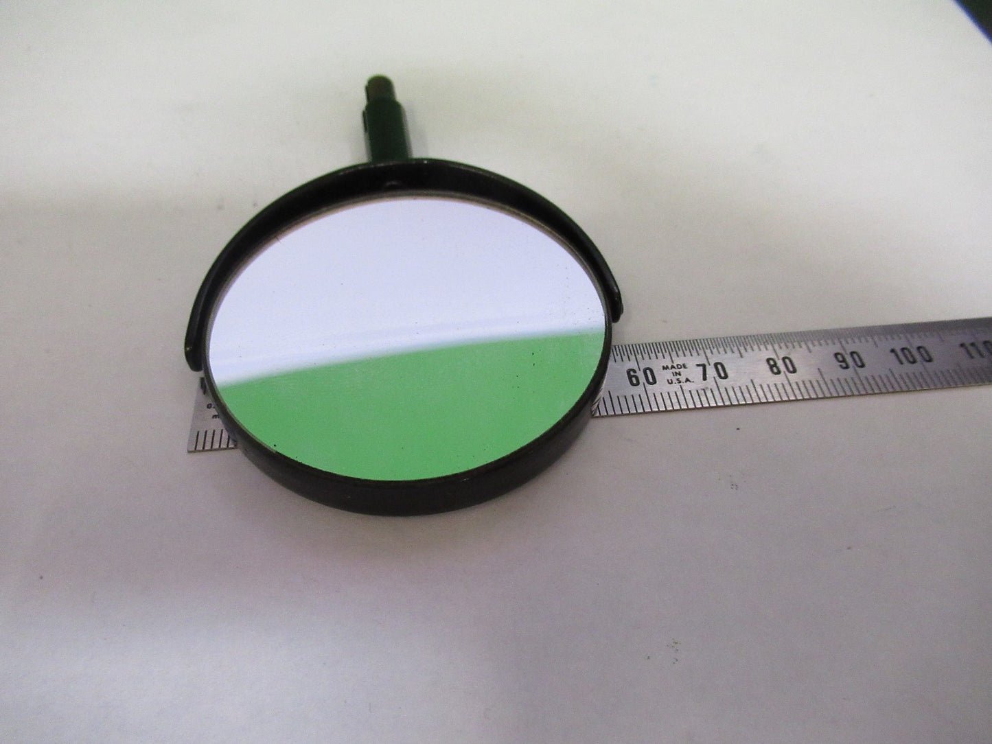 ANTIQUE MIRROR ASSEMBLY BAUSCH LOMB MICROSCOPE PART AS PICTURED X3-B-102