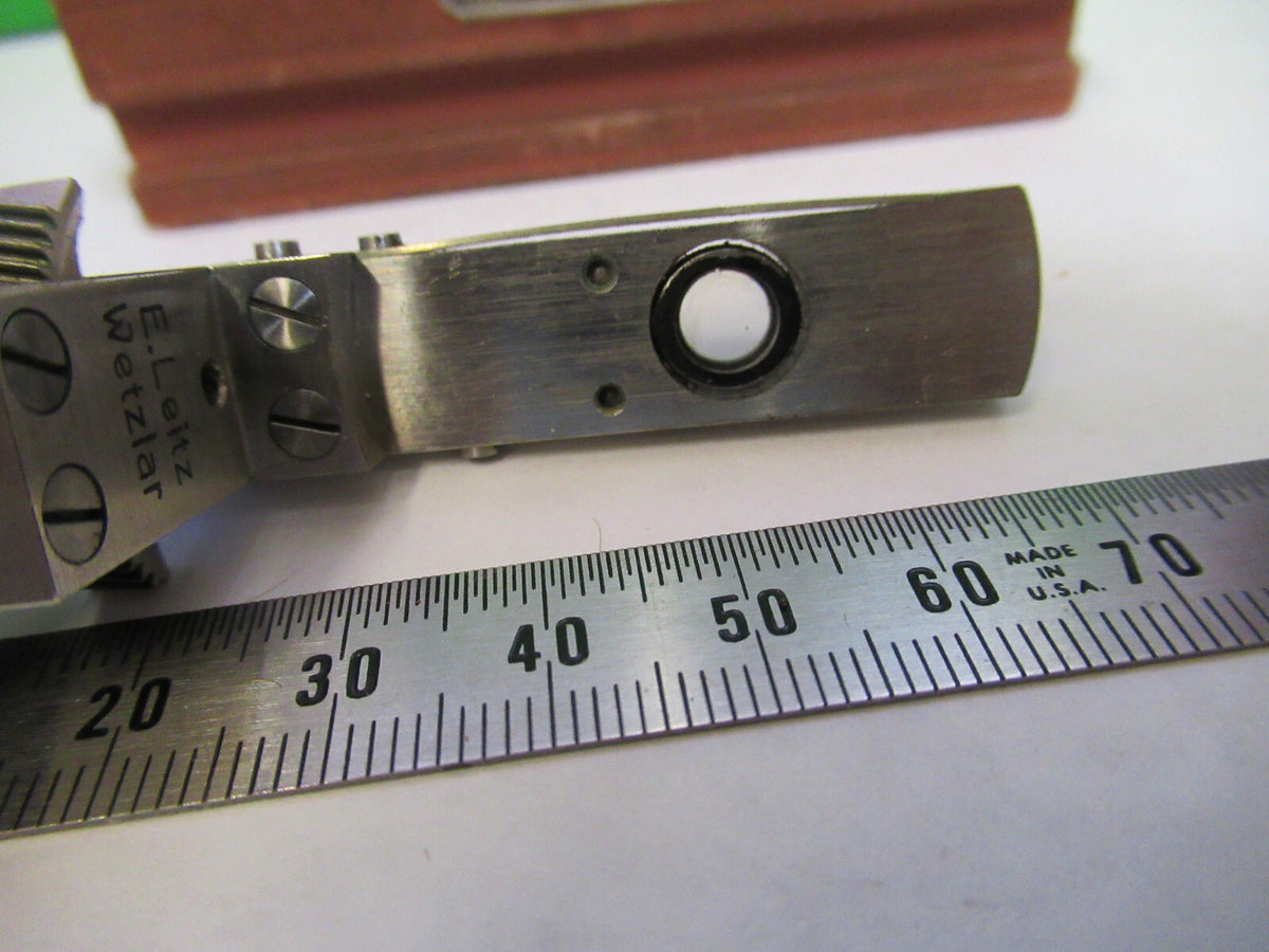 ERNST LEITZ GERMANY BEREK COMPENSATOR MICROSCOPE PART AS PICTURED B7-B-17