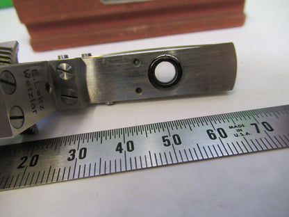 ERNST LEITZ GERMANY BEREK COMPENSATOR MICROSCOPE PART AS PICTURED B7-B-17