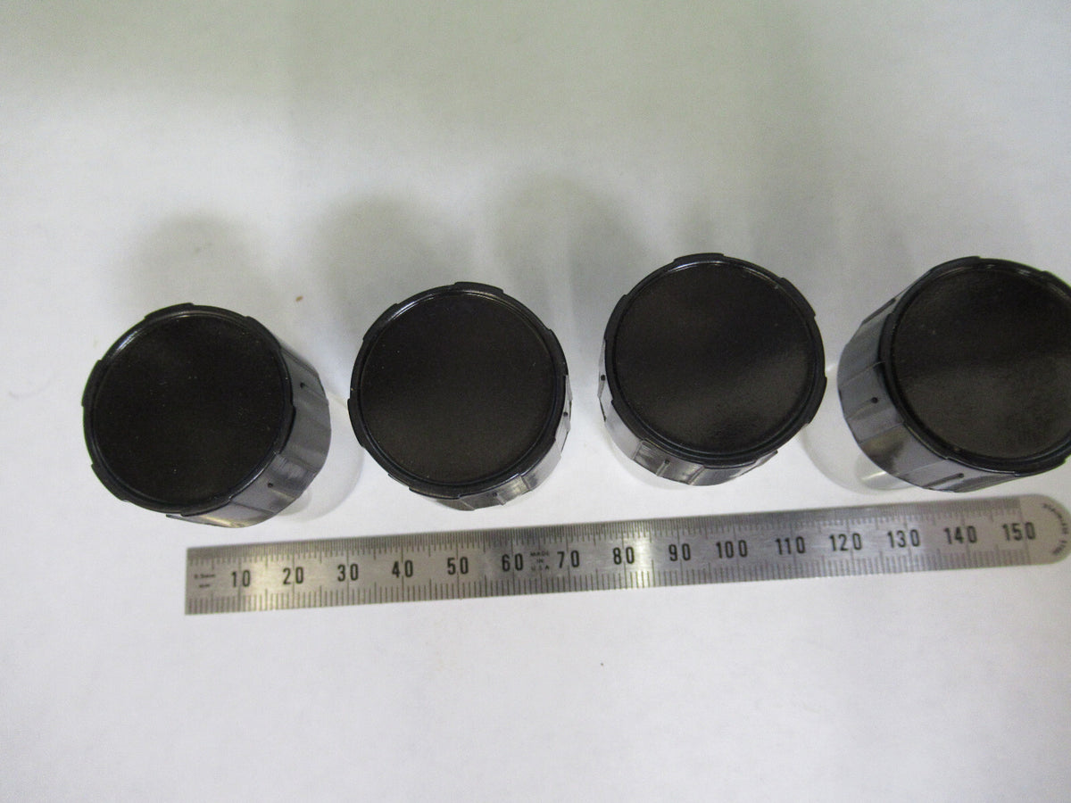 Ernst Leitz Lot Empty Plastic Objective Canister Microscope Part