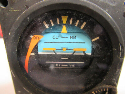 INDICATOR ATTITUDE 501-1197-08 AI-804U BFGOODRICH AIRCRAFT AS PICTURED &100-S-18