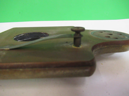 BAUSCH LOMB ANTIQUE STAGE TABLE OLD MICROSCOPE PART AS PICTURED T5-A-75