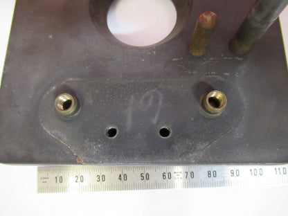 ANTIQUE SPENCER AO STAGE TABLE SPECIMEN MICROSCOPE PART AS PICTURED V7-A-88