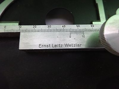 MICROSCOPE PART LEITZ WETZLAR GERMANY VINTAGE STAGE TABLE AS IS BIN#B9-E-01ii