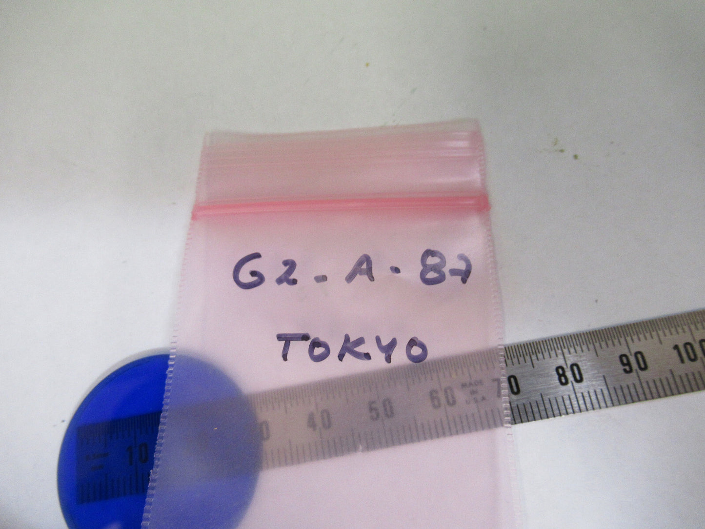 Nikon Japan Glass Blue Filter Optics Microscope Part