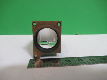 ANTIQUE BAUSCH LOMB PRISM HEAD OPTICS MICROSCOPE PART AS PICTURED S4-B-09