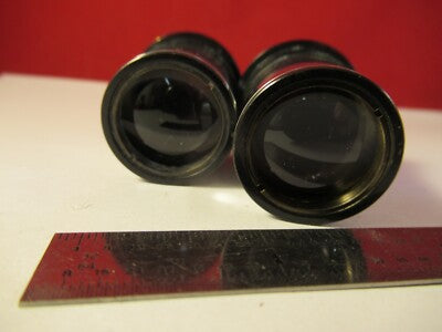 PAIR EYEPIECE TIYODA 10X MICROSCOPE PART OPTICS AS PICTURED &1E-B-26