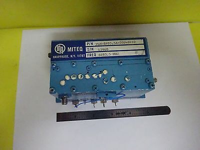 RF MICROWAVE MODULE MITEQ OSCILLATOR FREQUENCY  GHz  AS IS BIN#X5-02
