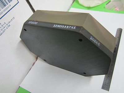 OPTICAL LARGE HEAVY TRUNCATED MIRROR  MIL SPEC LASER OPTICS #A5-B-12