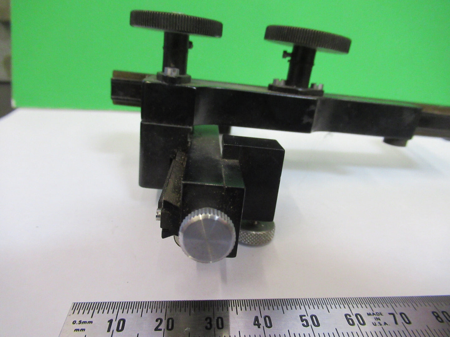 Antique Bausch & Lomb Xy Stage Assembly Microscope Part