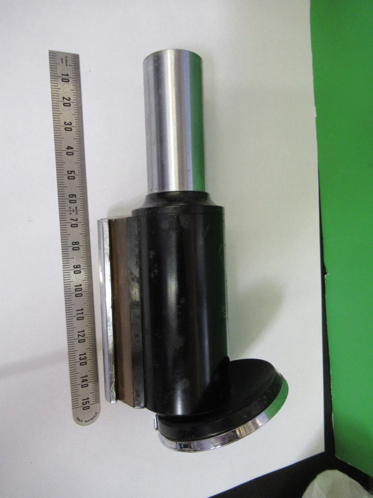 ANTIQUE BAUSCH LOMB tubus + nosepiece MICROSCOPE PART AS PIC U9-A-11