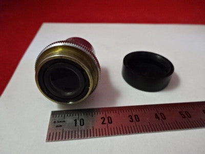 BAUSCH LOMB OBJECTIVE 8X OPTICAL MICROSCOPE PART OPTICS AS PICTURED &AM-A-21