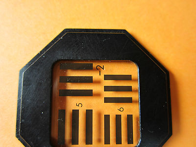 OPTICAL RETICLE TARGET  LASER OPTICS BIN#9-88