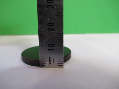 OPTICAL GLASS DARK BLUE FILTER LASER OPTICS LENS AS PICTURED U8-A-126