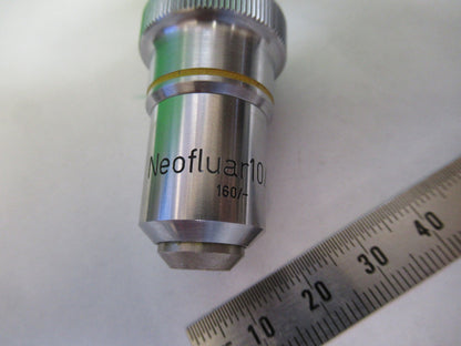 CARL ZEISS NEOFLUAR 10X /160 OBJECTIVE MICROSCOPE PART AS PICTURED &G2-A-31