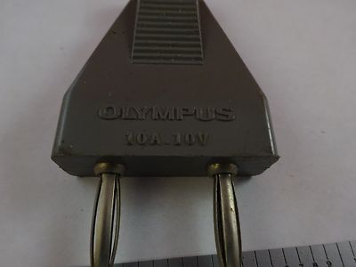 MICROSCOPE PART OLYMPUS JAPAN POWER ADAPTER PLUG 10A 10V AS IS BIN#N2-E-04