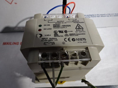Omron Japan S82K-05024 Power Supply 24V Control Systems