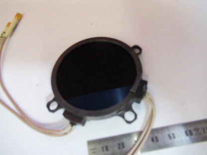 OPTICAL MIL SPEC DEVICE RED DARK FILTER LASER OPTICS AS PICTURED  T7-A-21