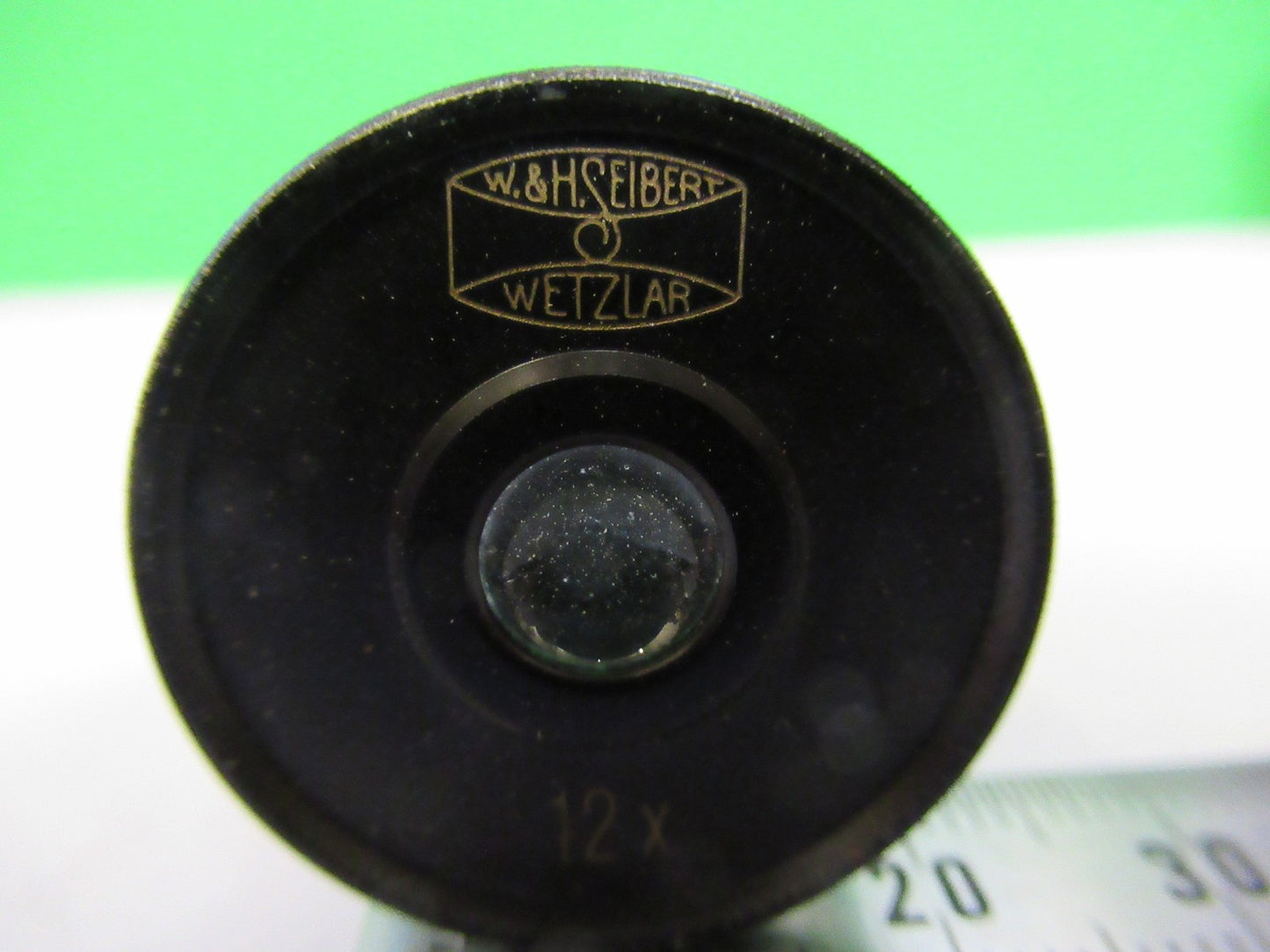 SEIBERT WETZLAR 12X GERMANY EYEPIECE LENS MICROSCOPE PART AS PICTURED U9-A-24