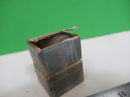 ERNST LEITZ GERMANY ANTIQUE COVER GLASS MICROSCOPE PART AS PICTURED T3-B-58