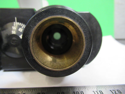 CARL ZEISS GERMANY TRINOCULAR HEAD OPTICS MICROSCOPE PART AS PICTURED G7-A-02