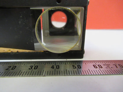 ANTIQUE BAUSCH LOMB MOUNTED GLASS PRISM MICROSCOPE PART AS PICTURED #F8-A-17
