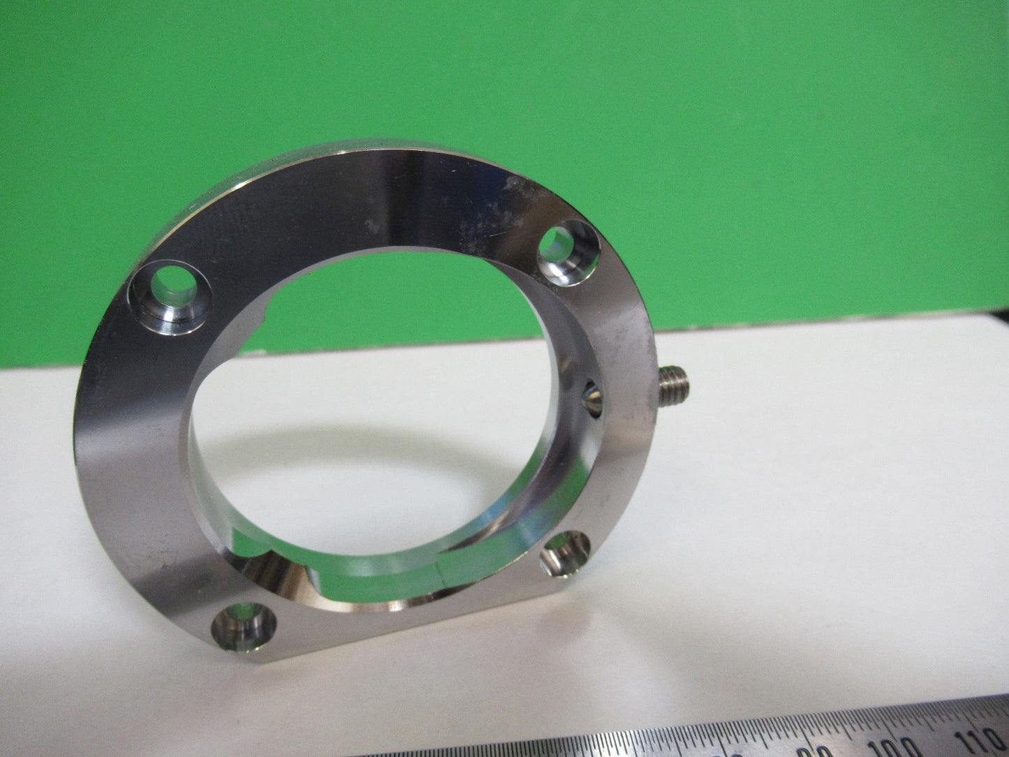 LEICA LEITZ GERMANY DMRB LAMP FLANGE MICROSCOPE PART AS PICTURED V7-FT-99