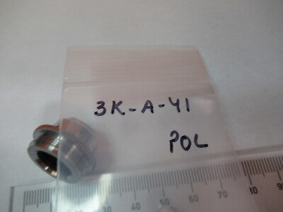 LEITZ WETZLAR POL OBJECTIVE 6L OPTIC 215mm MICROSCOPE PART AS PICTURED &3K-A-41