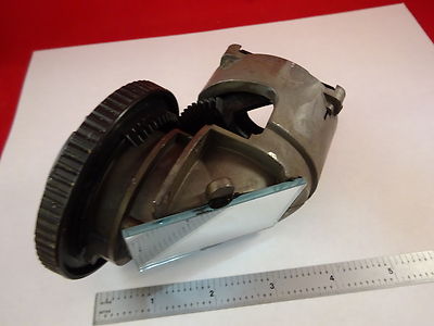 MICROSCOPE PART NIKON LABOPHOT DIAPHRAGM IRIS + LENS OPTICS AS IS BIN#Q3-A-01