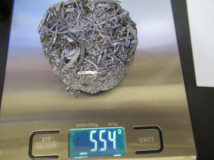 METAL TANTALUM ALLOY 99.5% CHEMICAL ELEMENT 554 GRAMS AS PICTURED #G5-A-39