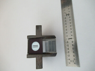 LEITZ WETZLAR GERMANY PRISM SLIT ASSEMBLY  MICROSCOPE PART AS PICTURED #F2-A-21