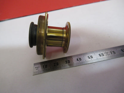 ANTIQUE BRASS UK CONDENSER BECK POLARIZER POL MICROSCOPE AS PICTURED &F8-A-57